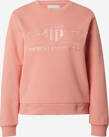 Sweat-shirt GANT en orange : devant