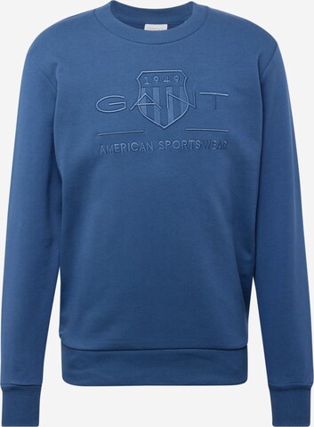 GANT Sweatshirt in Blauw: voorkant