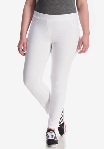 KjBRAND Jeggings 'Jenny' in White: front