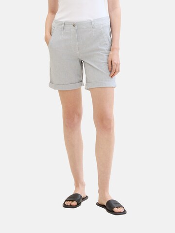 TOM TAILOR Regular Chino trousers in Grey: front