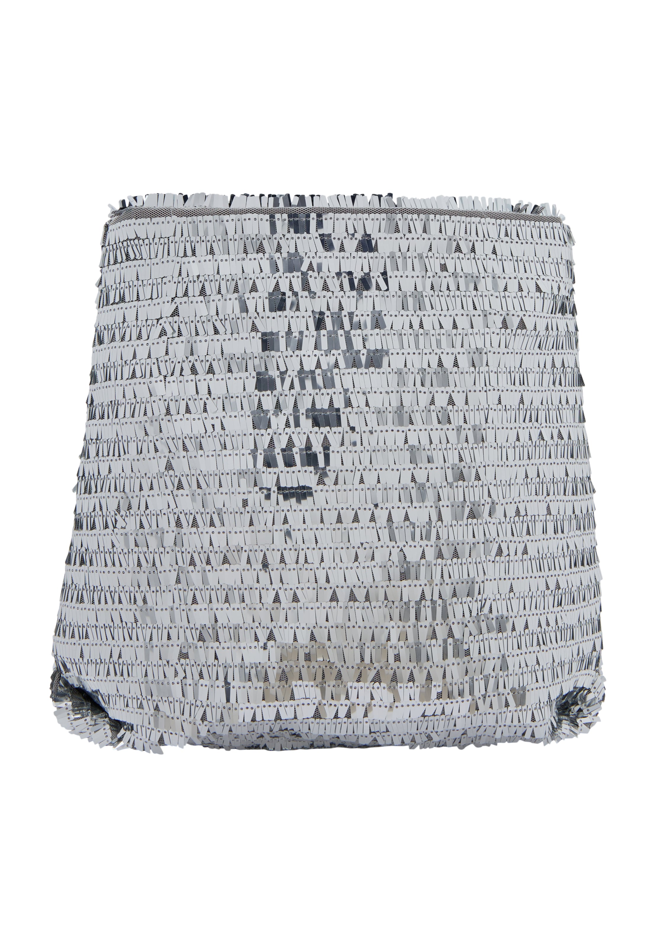 faina Clutch in Zilver: voorkant
