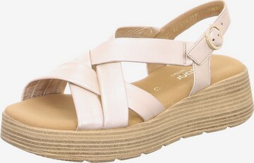 GABOR Strap Sandals in Pink: front