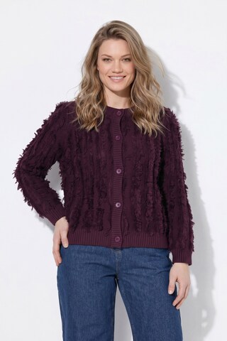 Ulla Popken Knit cardigan in Red