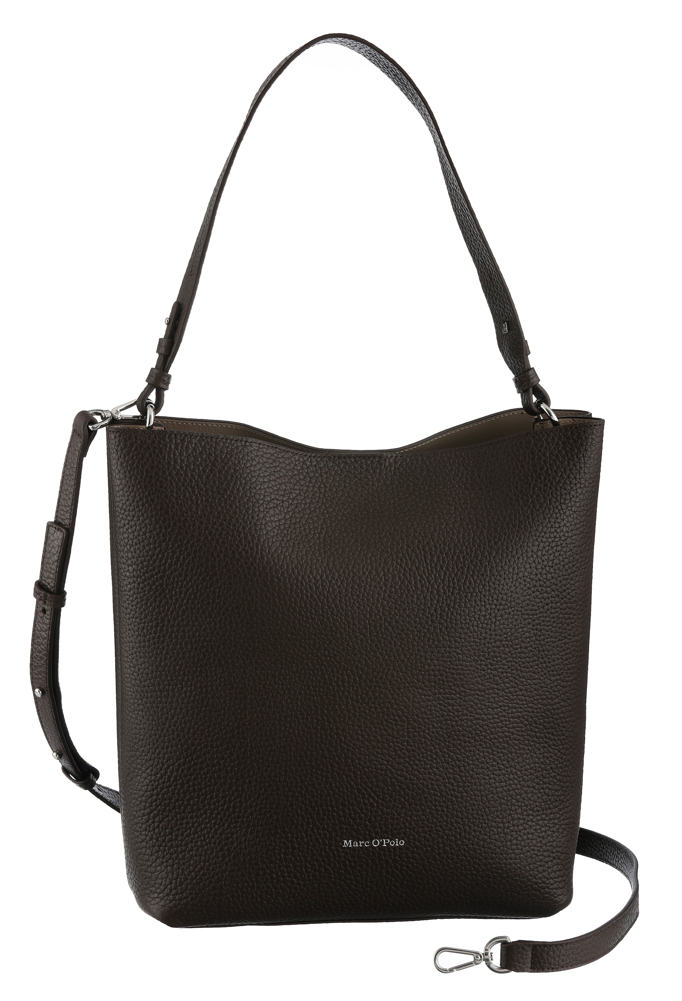 Marc O'Polo Accessories Schoudertas in Bruin: voorkant