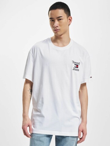 T-Shirt Tommy Jeans en blanc : devant