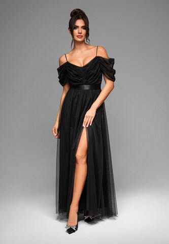 Robe de soirée Ombre en noir