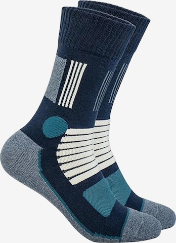 footnote Sportsocken in Blau: Vorderseite