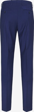 Coupe slim Pantalon à plis CINQUE en bleu