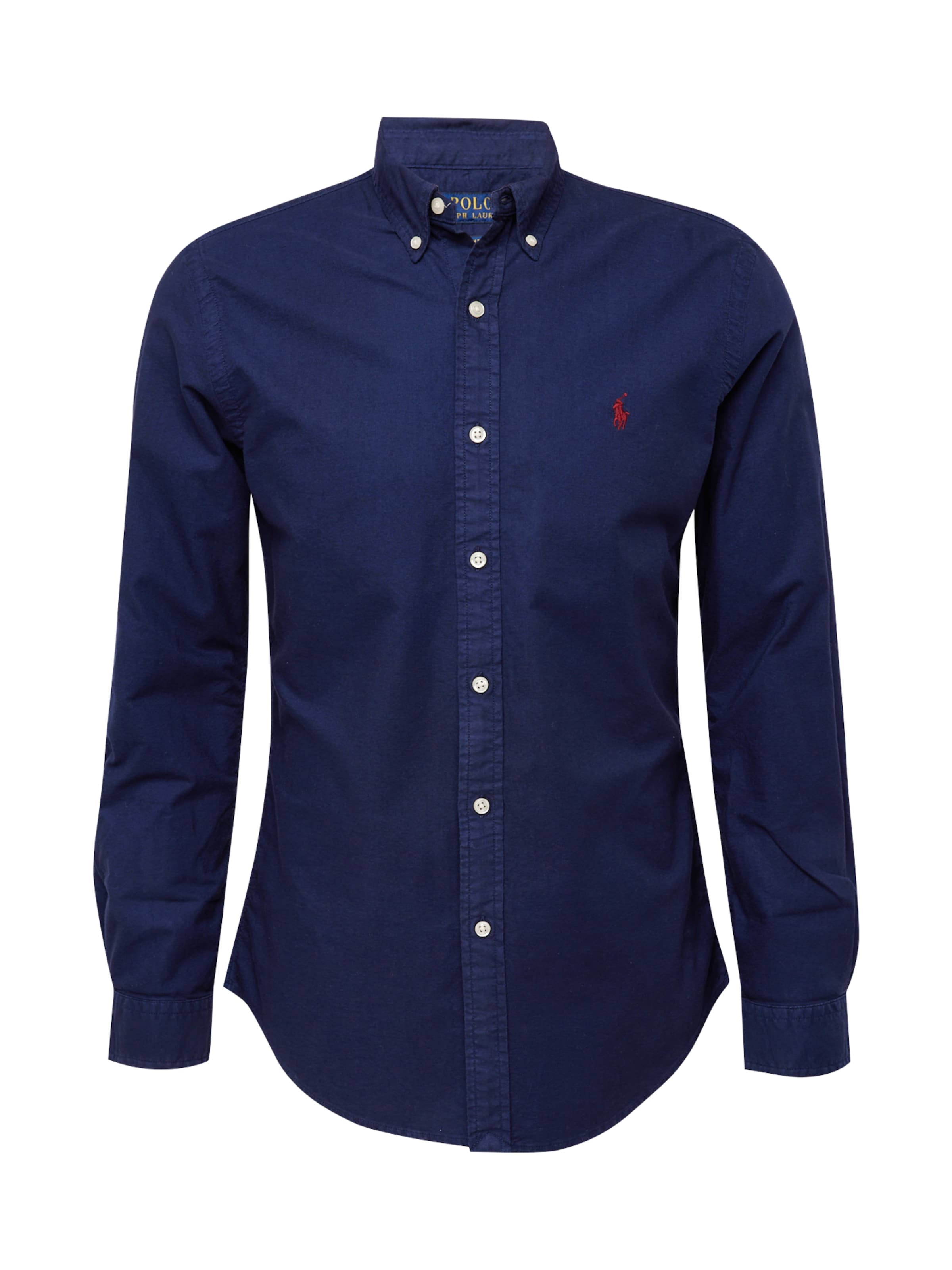 Chemise Polo Ralph Lauren en bleu : devant