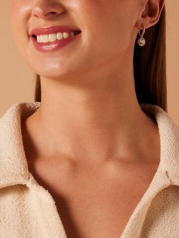 Lucardi Oorbellen 'Statement' in Goud: voorkant