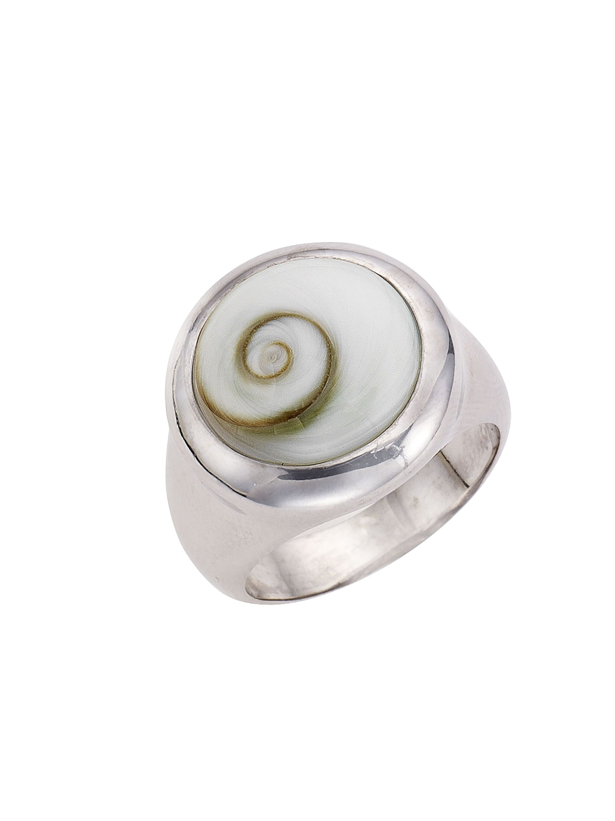 Zeeme Ring in White: front