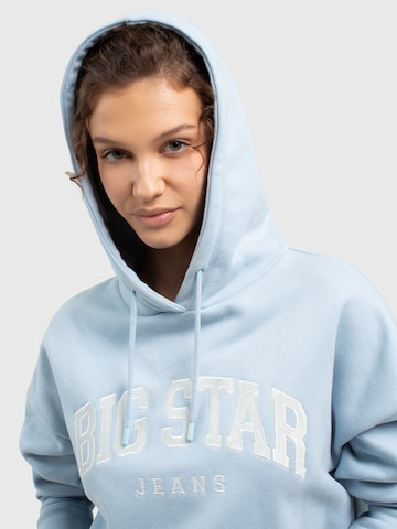 BIG STAR Sweatshirt ' RUBIALSA ' in Blauw