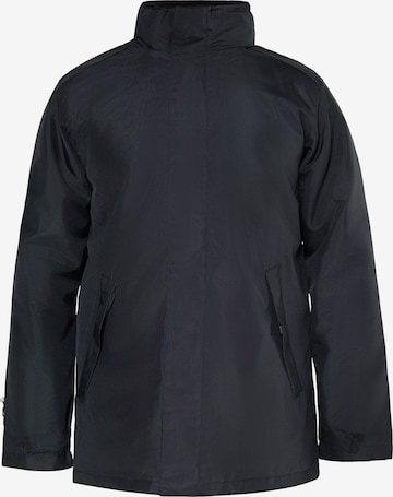 TUFFSKULL Winter Jacket 'Threezy' in Black: front