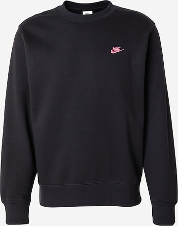 Felpa 'CLUB' di Nike Sportswear in nero: frontale
