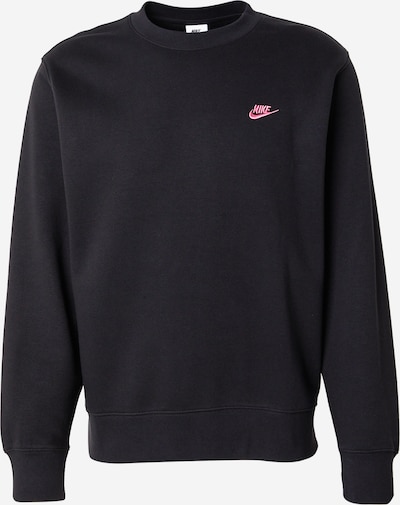 Megztinis be užsegimo 'CLUB' iš Nike Sportswear, spalva – rožių spalva / juoda, Prekių apžvalga