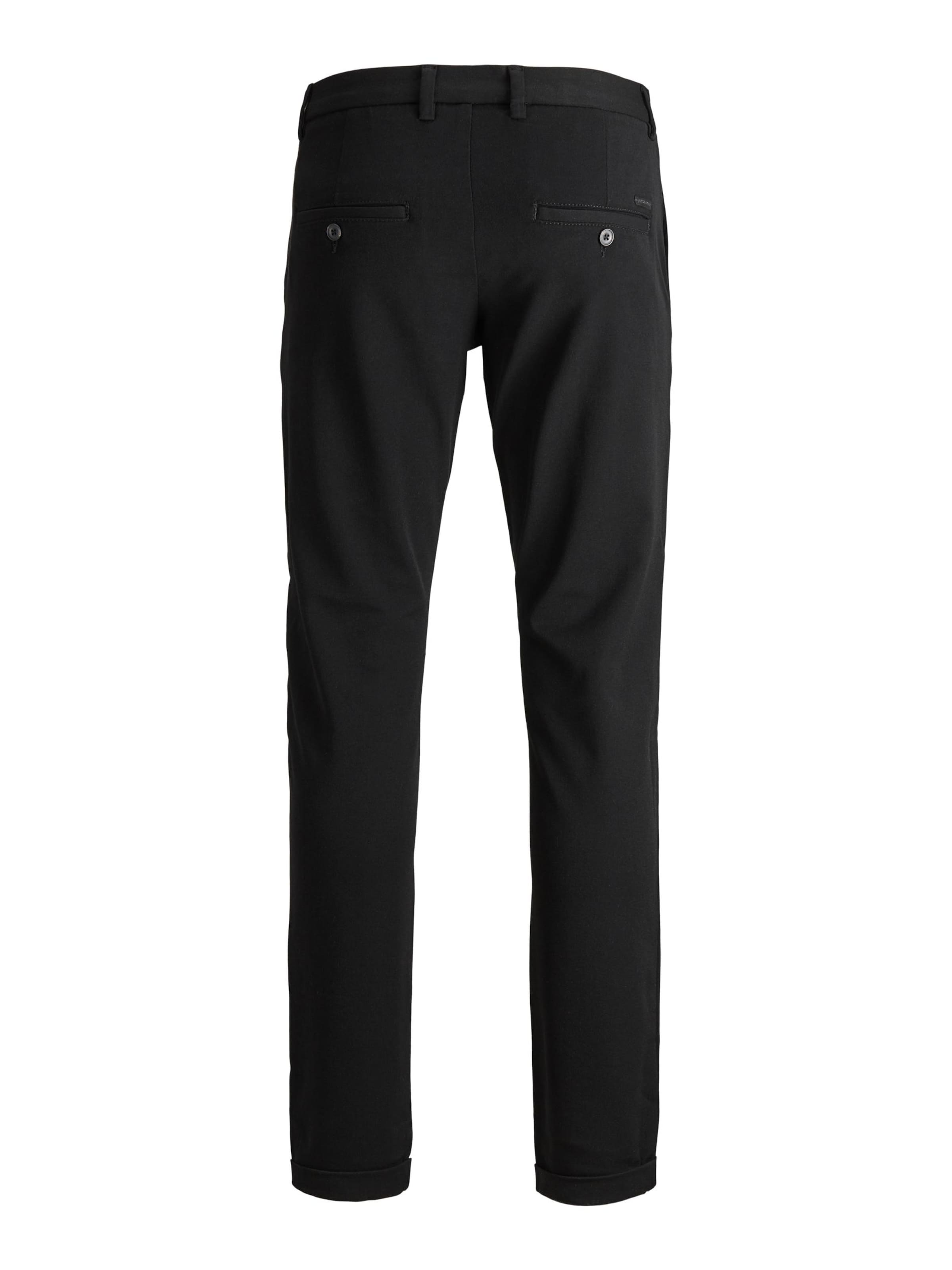 JACK & JONES Slim fit Chino Pants 'JJMarco JJConnor 769' in Black
