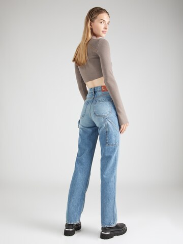 ESPRIT Wide Leg Jeans i blå