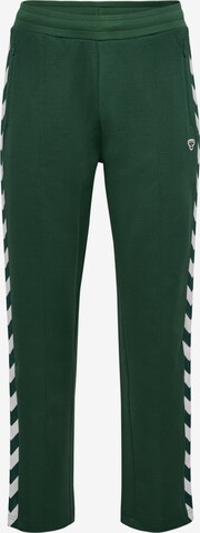 Hummel Regular Broek in Groen: voorkant