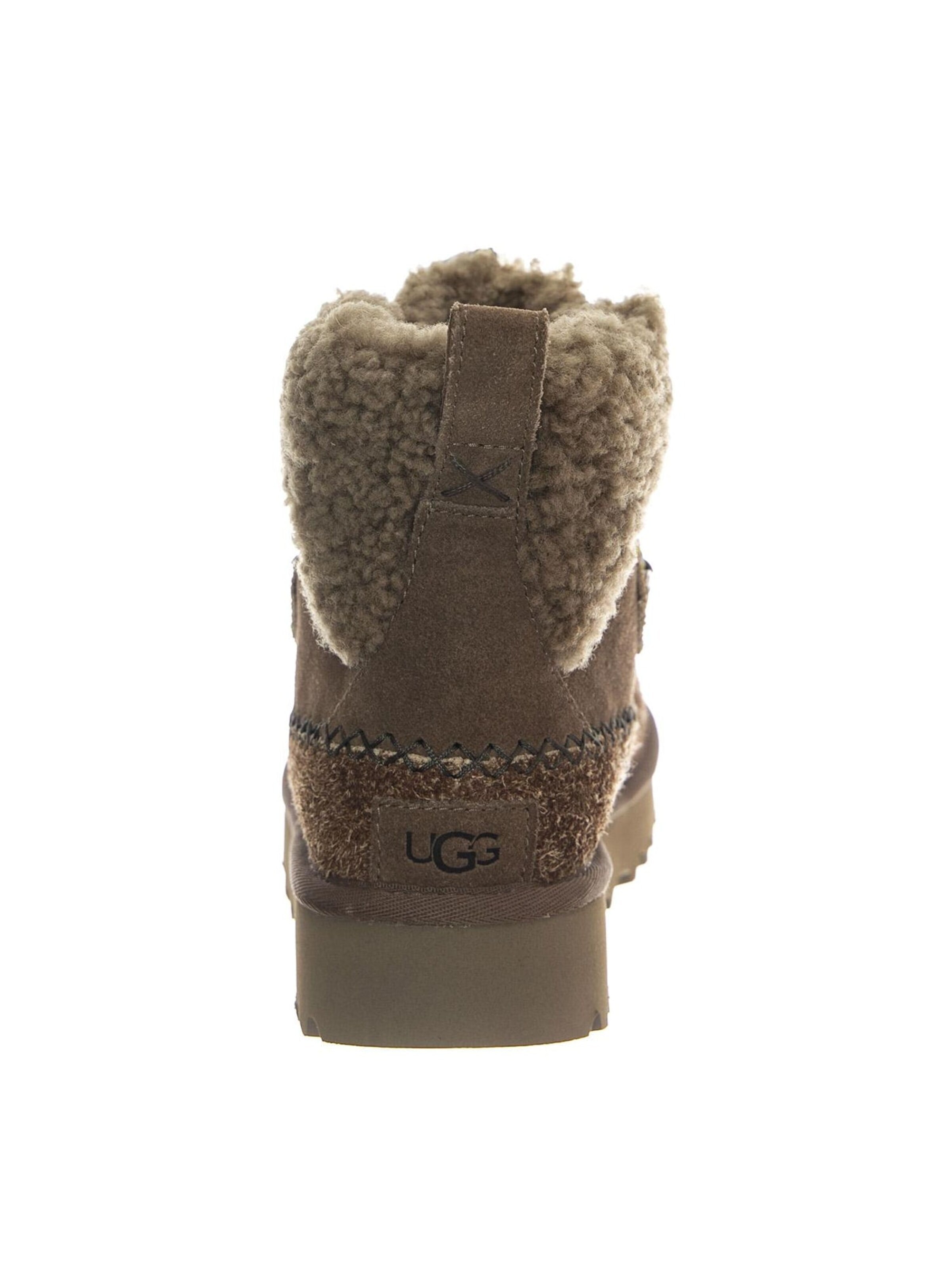 UGG Snørestøvler 'W Classic Alpine Lace-Up Hickory' i grøn