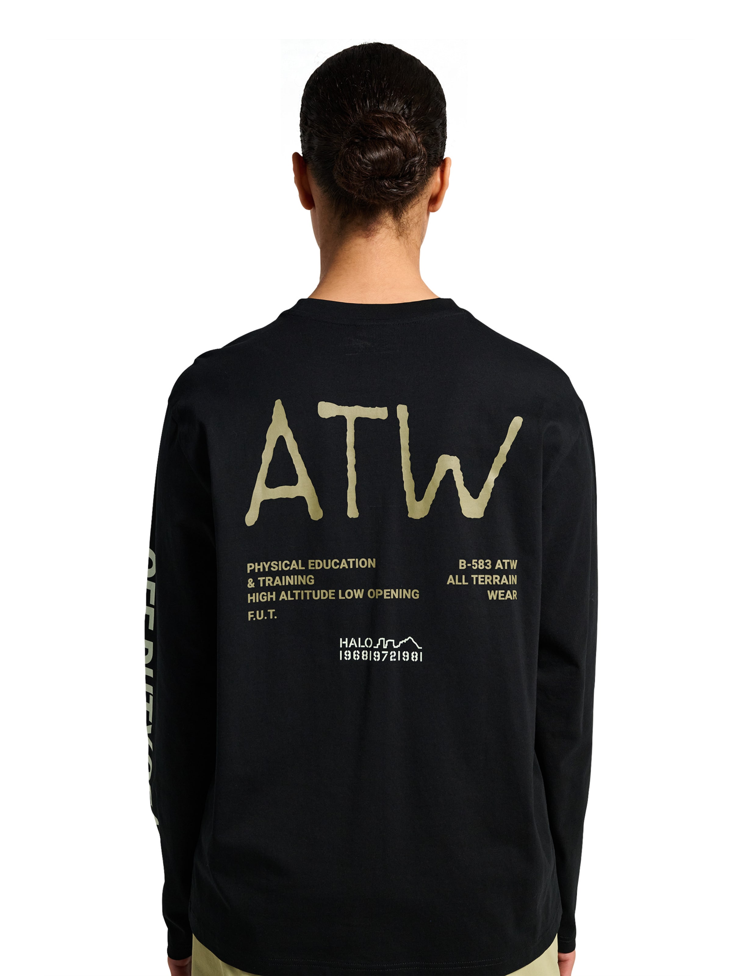 HALO Shirt in Schwarz