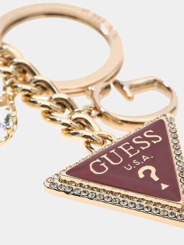 GUESS Schlüsselanhänger in Gold