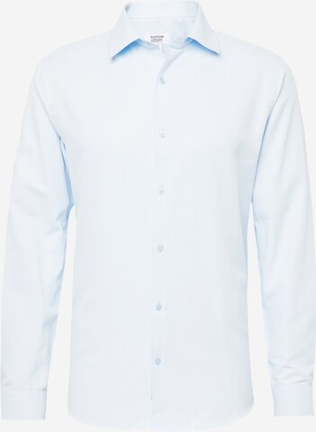 Coupe regular Chemise BURTON MENSWEAR LONDON en bleu : devant