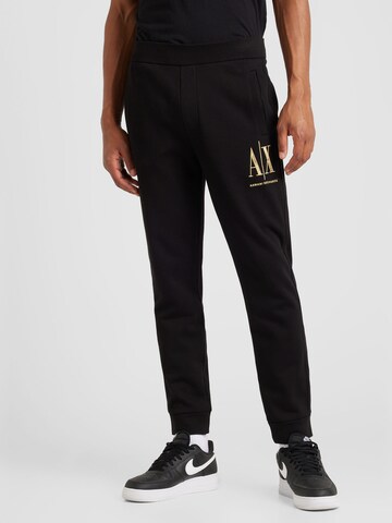 Effilé Pantalon ARMANI EXCHANGE en noir : devant