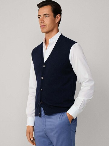 Hackett London Gebreid vest in Blauw