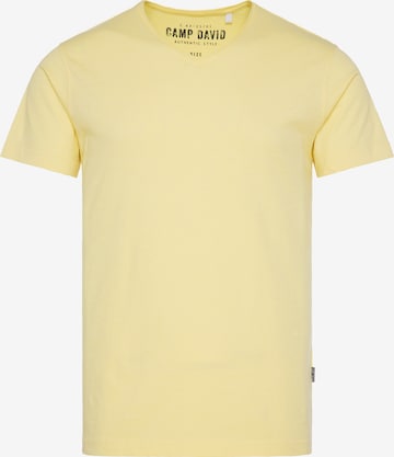 CAMP DAVID T-Shirt in Gelb: predná strana