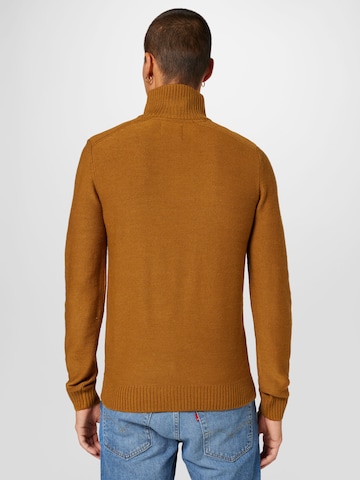 Petrol Industries Sweater in Brown