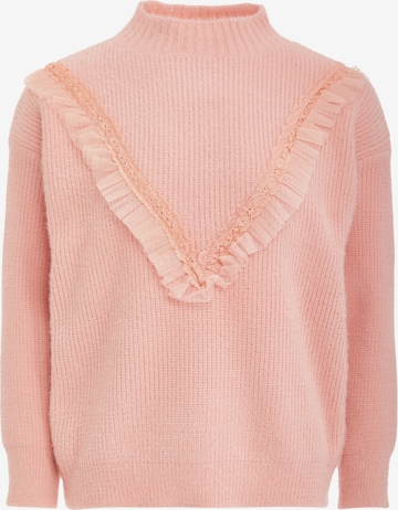 Pull-over YASANNA en rose : devant