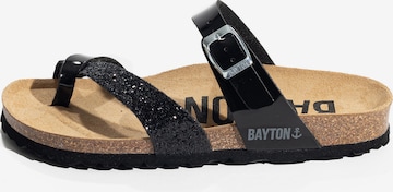 Bayton - Sapato aberto 'Diane' em preto: frente