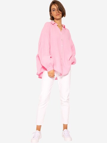 SASSYCLASSY Bluse i rosa