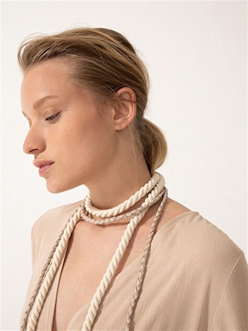 Rivus Dress in Beige