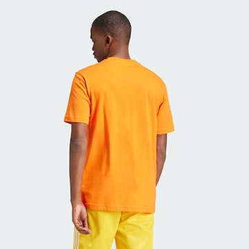 ADIDAS ORIGINALS Μπλουζάκι 'Adicolor Trefoil' σε πορτοκαλί
