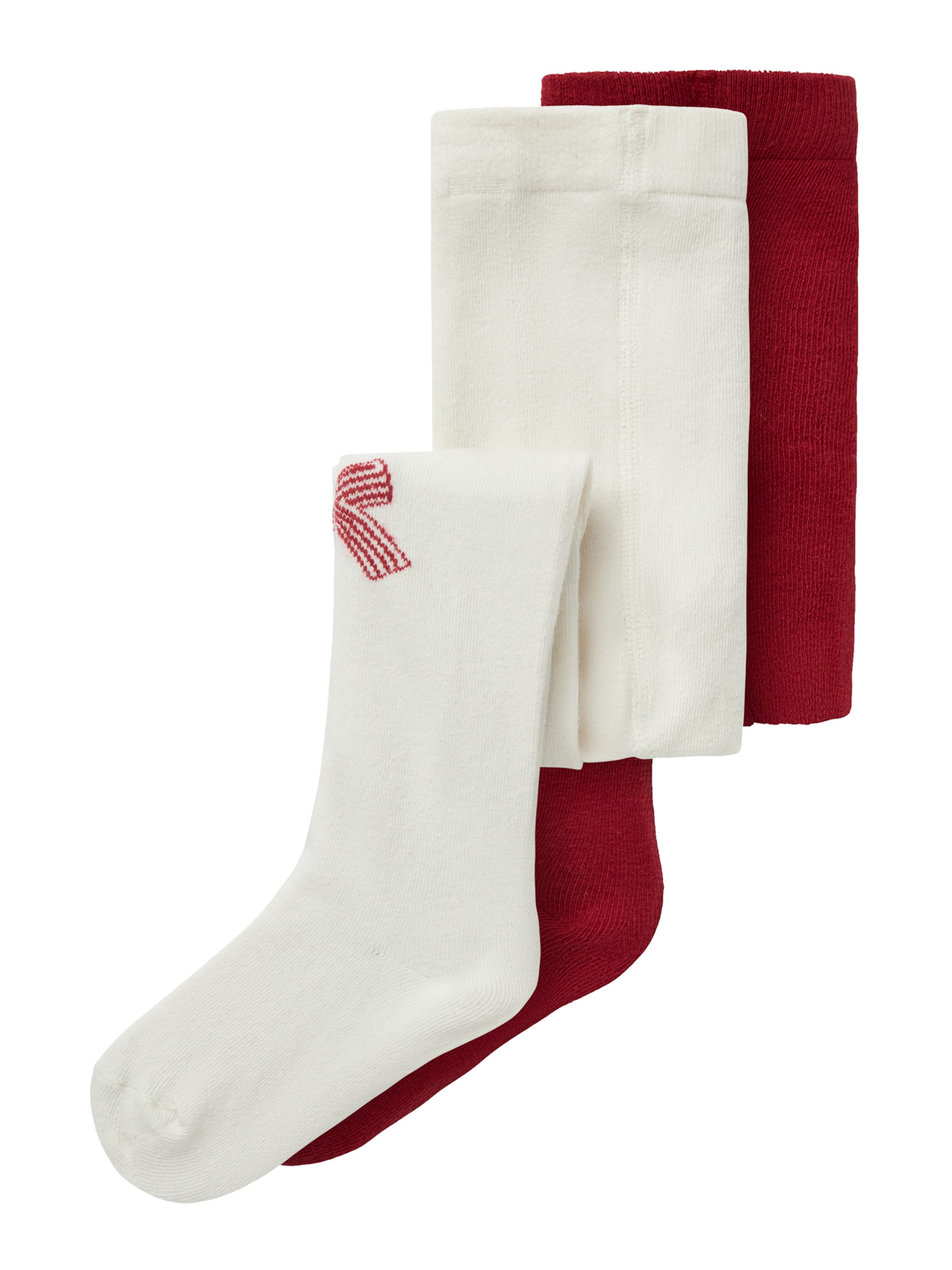 NAME IT Strumpfhose 'NMFVICHRISTMAS' in Rot: Vorderseite