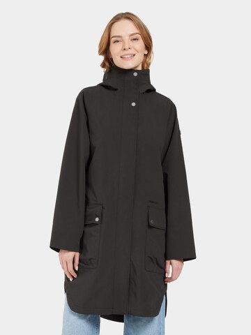 Didriksons Outdoorjacke in Schwarz: Vorderseite