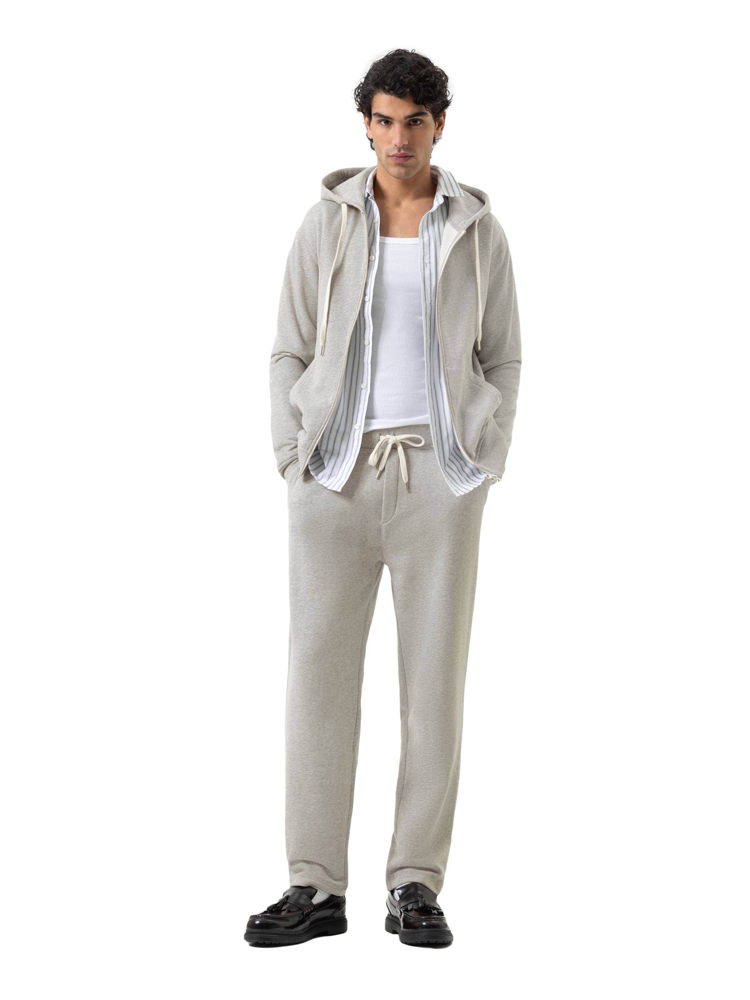 Mey Sweatvest 'Cotton Leisure' in Grijs