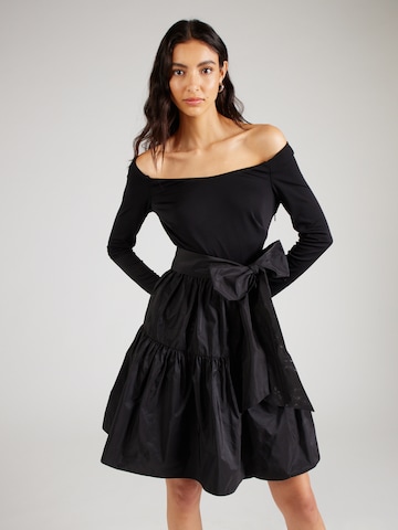 Lauren Ralph LaurenKoktel haljina 'KASBRETTE' - crna boja: prednji dio