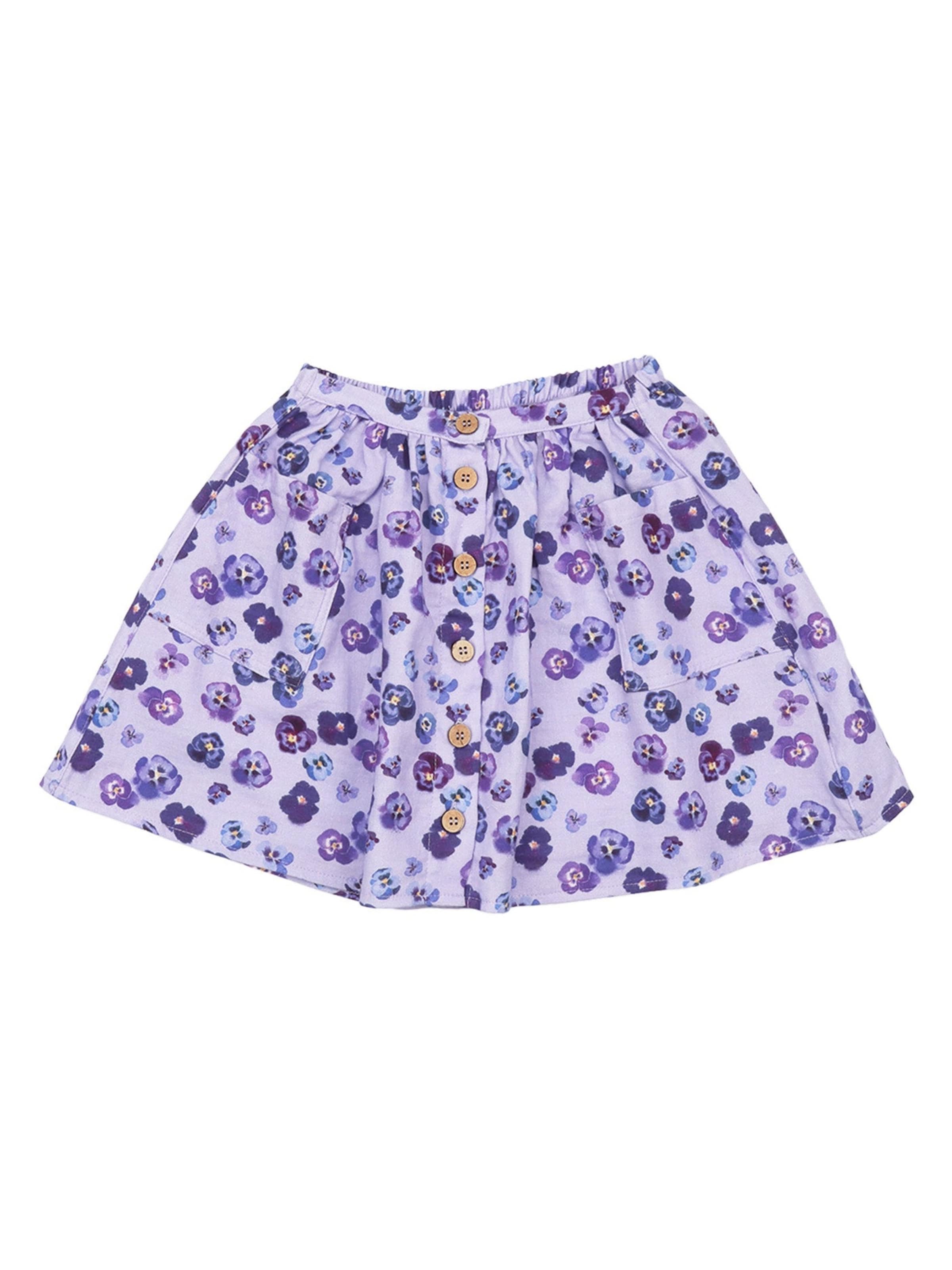Walkiddy Rock 'Walkiddy - Purple Violas Skirt'‌‌‌‌‌‌‌‌ in Lila: Vorderseite