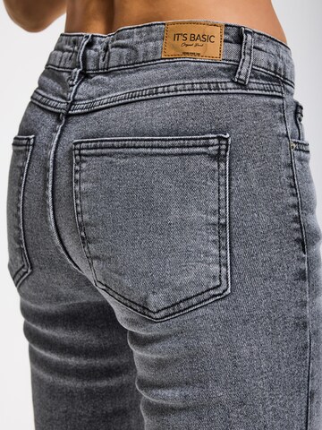 IT'S BASIC Flared Jeans 'Flare Mid Rise Jeans' in Grijs