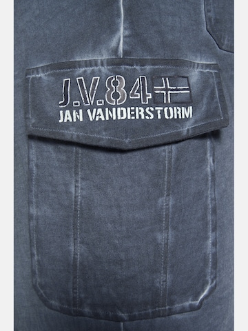 Jan Vanderstorm Loosefit Sportbroek ' Frerk ' in Blauw