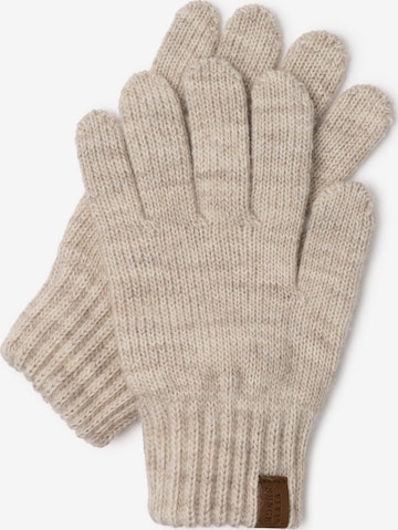 Vivisence Full Finger Gloves '7014R' in Beige: front