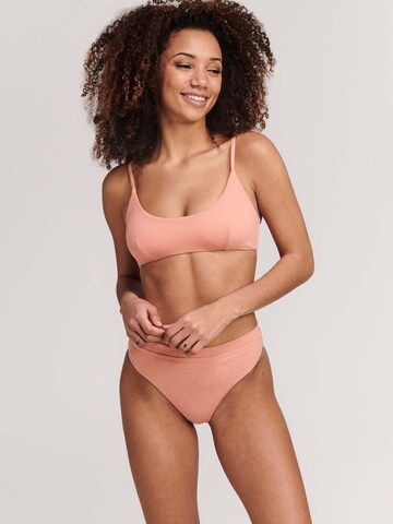 Shiwi Bustier Bikini 'LOU' in Roze: voorkant