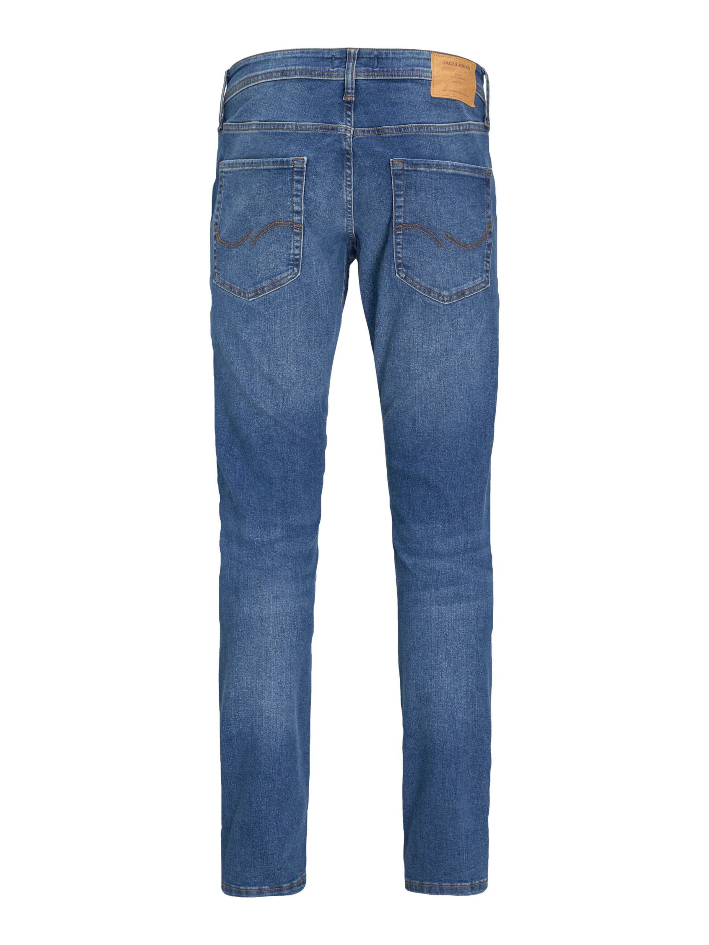 Slimfit Jeans 'JJGlenn' de la Jack & Jones Plus pe albastru