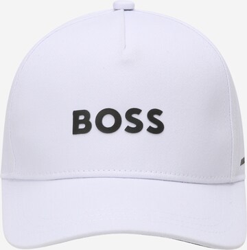 BOSS Hat in White: front