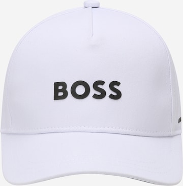 BOSS Kidswear Hat in White: front