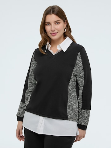 Pull-over Fiorella Rubino en noir : devant