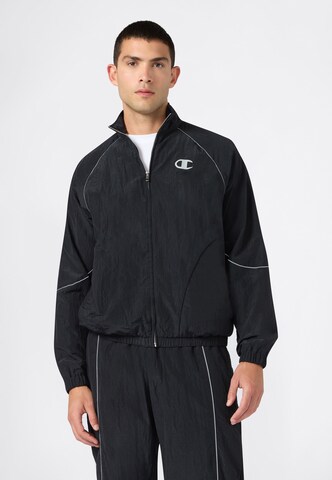 Champion Jacke in Schwarz: Vorderseite