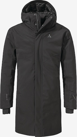 Schöffel Winterparka in Zwart: voorkant